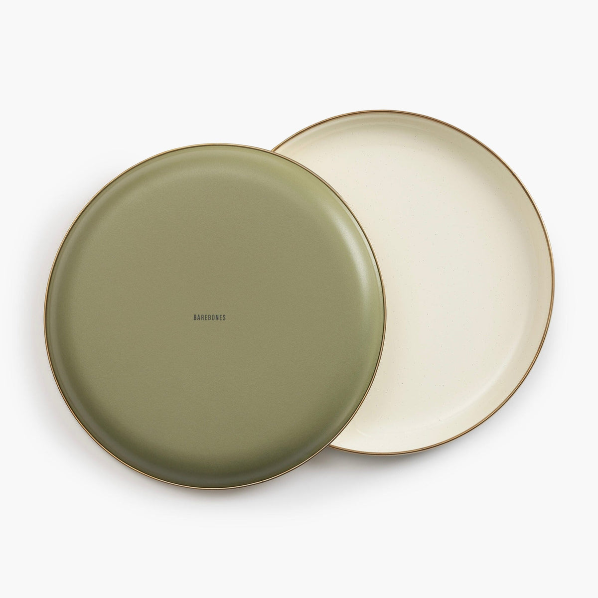 Enamelware 2-Tone Dining Collection - Olive Drab