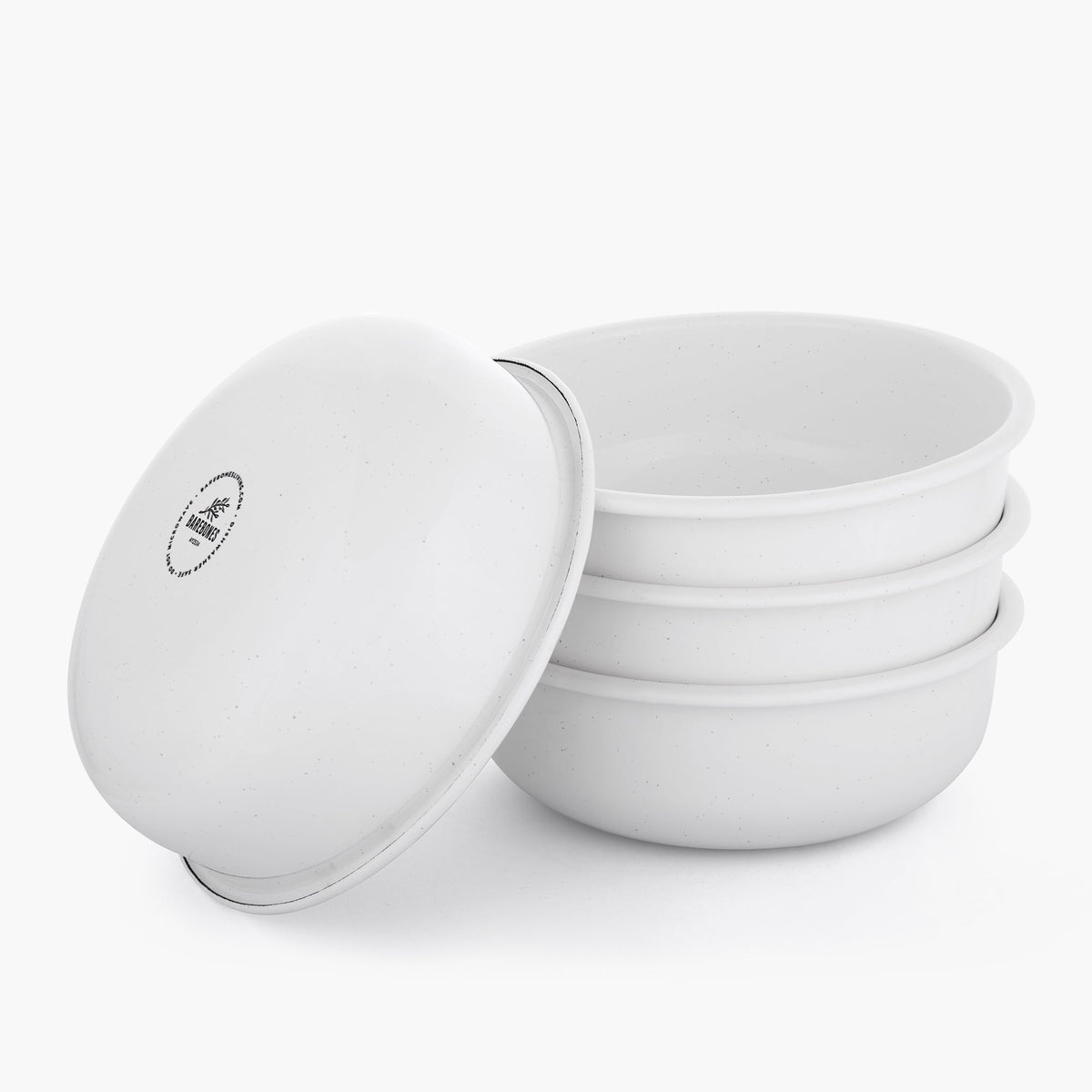 Rolled Enamelware Bowl Set