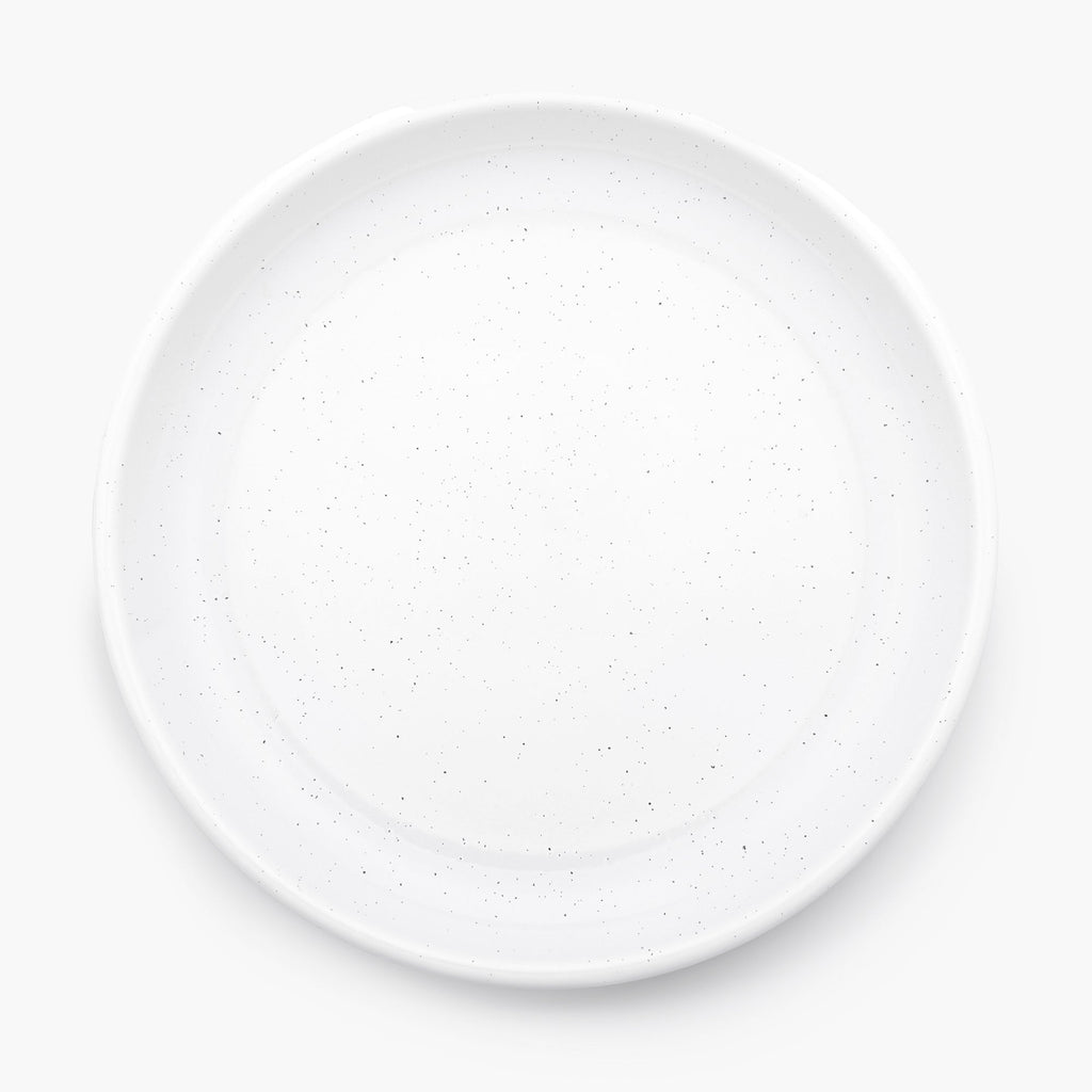 Rolled Enamelware Plate Set