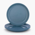 Rolled Enamelware Plate Set
