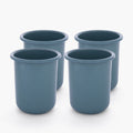 Rolled Enamelware Cup Set