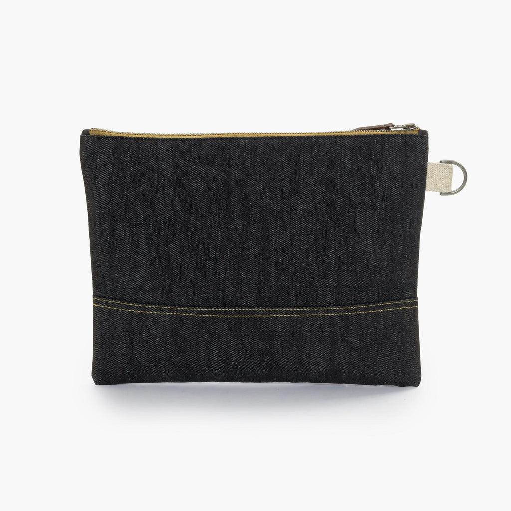 Neelum Zipper Pouch - Denim